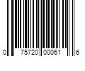 Barcode Image for UPC code 075720000616. Product Name: BlueTriton Brands  Inc. POLAND SPRING Brand 100% Natural Spring Water  1-Liter plastic bottle