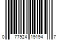 Barcode Image for UPC code 077924191947. Product Name: Weber 22-in x 22-in Charcoal Heat Controller | 7666