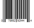 Barcode Image for UPC code 078652929444. Product Name: Starplast Wide 3 Drawer Plastic Storage Cart, Grey