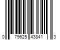 Barcode Image for UPC code 079625438413. Product Name: Paris Presents Incorporated Real Techniques Real Clean XL Makeup Removing Wipes  Large Size Wipes for Dry Skin  25 Count