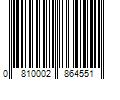 Barcode Image for UPC code 0810002864551. Product Name: Gourmia Digital Blender with 8 Total Blend Programs  4 Speeds & Round-Plated Tamper Gray