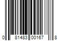 Barcode Image for UPC code 081483001678. Product Name: Lifetime 48â€ Backboard and Slam-It Rim Combo, Steel