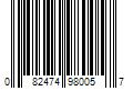 Barcode Image for UPC code 082474980057. Product Name: BEHR PREMIUM 5 gal. Natural Protector and Waterproofer