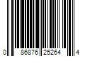 Barcode Image for UPC code 086876252644. Product Name: Rubbermaid Commercial Products Brute 32 Gal. Grey Round Vented Wheeled Trash Can
