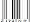 Barcode Image for UPC code 0875408001115. Product Name: Design Essentials Bamboo And Silk Hco Leave in Conditioner-8 oz., One Size