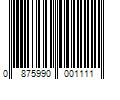 Barcode Image for UPC code 0875990001111. Product Name: Black Is Black After Dark by Nuparfums EDT SPRAY 3.4 OZ for MEN