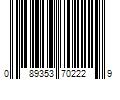 Barcode Image for UPC code 089353702229