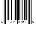 Barcode Image for UPC code 604020033118. Product Name: Can You Imagine Mini Plasma Light Ball