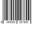 Barcode Image for UPC code 6043000027800. Product Name: INTENSE FLAIR BODY SOAP 200G