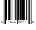 Barcode Image for UPC code 656747022678. Product Name: MIDDLE ATLANTIC PRODUCTS Baby Doll Brunette Girl 15