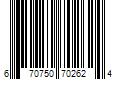 Barcode Image for UPC code 670750702624. Product Name: Apollo 1/2 in. Brass PEX-B Barb 90 Elbow (10-Pack)