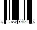 Barcode Image for UPC code 671252173615. Product Name: Speakman 3-Spray Patterns with 1.75 GPM 2.75 in. Wall Mount Fixed Showerhead in Matte Black