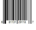 Barcode Image for UPC code 681131291187. Product Name: New Wing Interconnect Technology(Bac Giang)Co. LTD onn. 10  Lightning to USB-C Cable  White