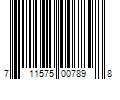 Barcode Image for UPC code 711575007898. Product Name: Relton Corp. Relton Rapid Tap Metal Cutting Fluids  1 pt  Can - 12 CAN (618-RAPTAP-PTNEW)