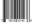 Barcode Image for UPC code 715216001436. Product Name: Lowe's 2-in x 8-in x 12-ft Southern Yellow Pine Kiln-dried Lumber | E1020812S4