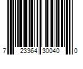 Barcode Image for UPC code 723364300400