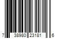Barcode Image for UPC code 738980231816. Product Name: Popular Bath Sinatra Soap Dish, Grey