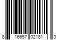 Barcode Image for UPC code 816657021813. Product Name: Sinner by Kat Von D Eau De Parfum Mini 0.15oz/4.5ml Spray New With Box