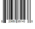 Barcode Image for UPC code 820650851438. Product Name: POKEMON D7 ENHANCED 2PK BLISTER V3