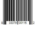 Barcode Image for UPC code 833379001152. Product Name: A.I.I. CLUBMAN Esteemia Cuticle Away Remover  1 Fl Oz