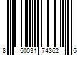 Barcode Image for UPC code 850031743625. Product Name: JVN Mini Complete Instant Recovery Heat Protectant Leave-In Serum .84 oz / 27 mL