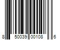 Barcode Image for UPC code 850039001086. Product Name: Physician laboratories Sebamed Moisturizing Face Cream  2.6 Oz
