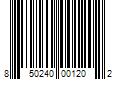 Barcode Image for UPC code 850240001202. Product Name: DNP DS80 8 x 10 inch Printer Media, 260 Sheets