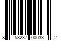 Barcode Image for UPC code 853237000332