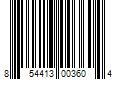 Barcode Image for UPC code 854413003604. Product Name: GemOro Sparkle Spa Ultrasonic Jewelry Cleaner