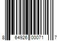 Barcode Image for UPC code 864926000717