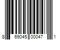Barcode Image for UPC code 869045000471. Product Name: Brutus Broth  Inc. Brutus Bone Broths On The Go Beef Hip & Joint Formula Dry Dog Food  8 oz.  Pack