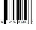 Barcode Image for UPC code 872932006401. Product Name: CTM Enterprises Inc 16x25x1 (15.75 x 24.75) ARM & HAMMERâ„¢ Enhanced Allergen 12000â„¢ MERV 8 Air Filters