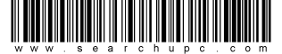 SEARCHUPC logo in code128 barcode format